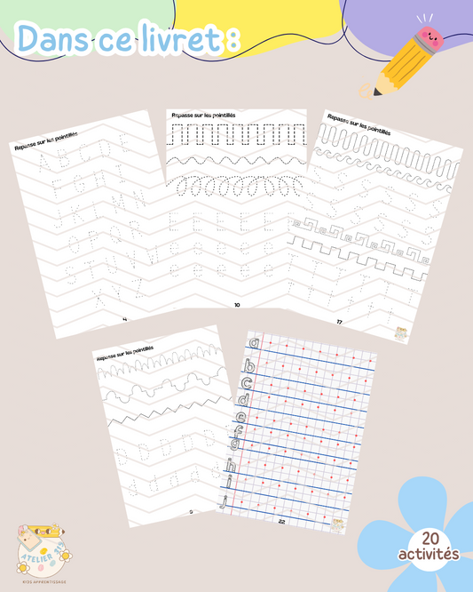Livret d’activités – J’apprends à écrire - PDF 📝
