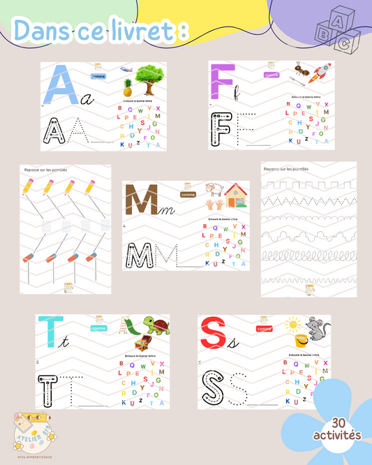 Livret d'activité - Abécédaire - PDF 🔠