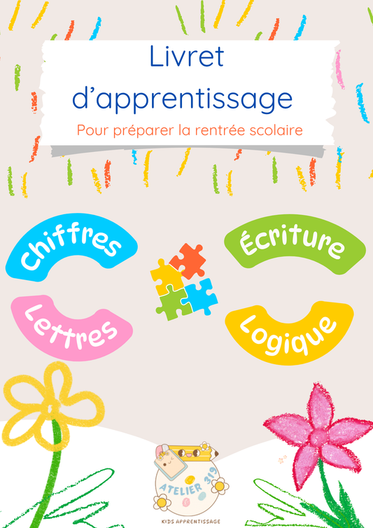 Livret d'apprentissage pré-rentré - PDF ✏️